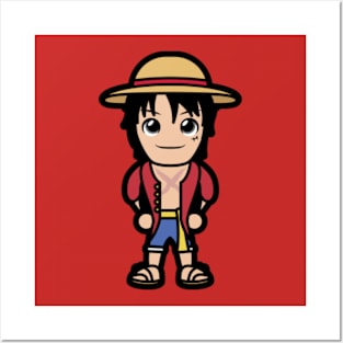 Luffy Tooniefied Posters and Art